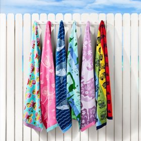Member's Mark 2-Pack Kids Beach Towel, 30" x 60"
