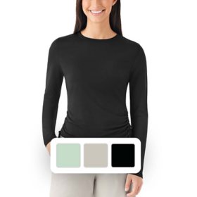 Member's Mark Women's Ruched Long Sleeve Top