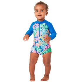 Member's Mark Baby Boys Rashguard One-Piece Swimsuit