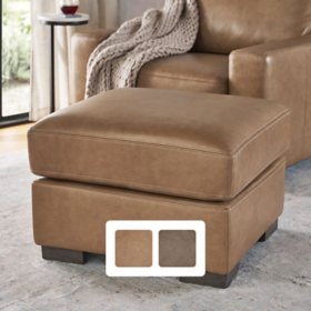 Member's Mark Harrison Leather Ottoman
