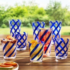 Member's Mark 8-Piece Acrylic Drinkware Set, Choose Color