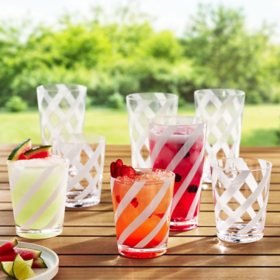 Member's Mark 8-Piece Acrylic Drinkware Set, Choose Color