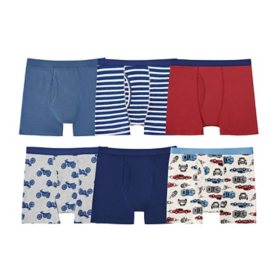 Member's Mark Boys 6-Pack Organic Cotton Boxer Brief