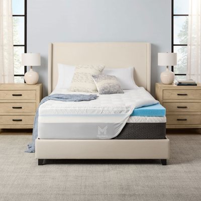Member’s Mark 4" Pillow Top Gel Memory Foam Mattress Topper - Sam's Club