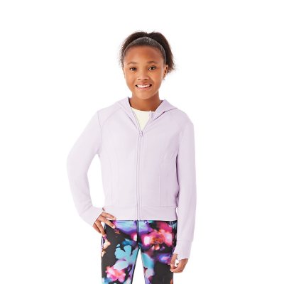 Member's Mark Girls Active Jacket Purple S 6/6X:- Purple, S 6/6X