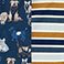 Navy, variant on Member's Mark Boys 4-Piece Organic Cotton Pajama