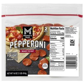 Member's Mark Sliced Pepperoni 16 oz., 2 pk.