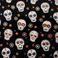Calaveras, variant on Member's Mark Halloween Lounge Throw, 60" x 70"