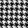Houndstooth, variant on Member's Mark Cozy Throw, 60" x 72"