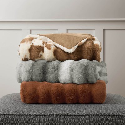 Member's Mark Luxury Faux Fur Throw, 60