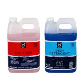 Member's Mark Commercial Dish +Sanitizer Combo, 2 gals.