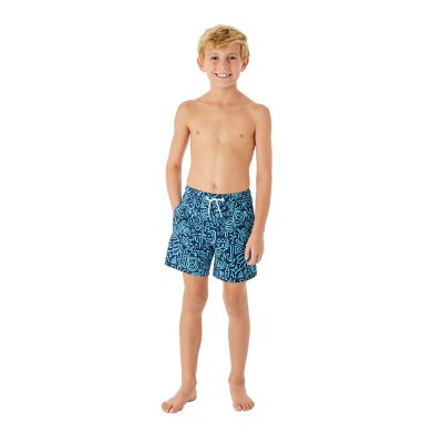 Member's Mark Boys Resort Swim Trunk Outline XS 4/5:- Outline - Online Only, XS 4/5