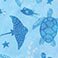 Sea Party, variant on Member's Mark 2-Pack Kids Beach Towel, 30" x 60"