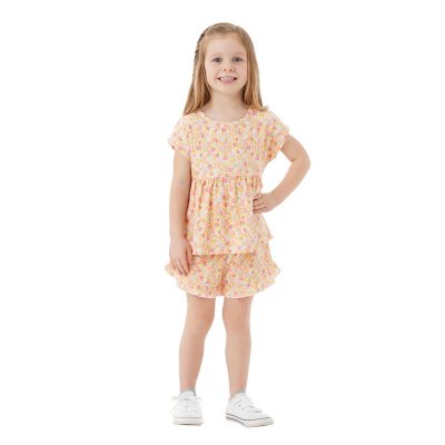 Member's Mark Girls 2Pc Playwear Pink 5T:- Pink, 5T