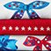 Bows, variant on Member's Mark 8-Piece Kitchen Towel Set, Americana