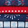 Firework, variant on Member's Mark 8-Piece Kitchen Towel Set, Americana