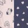 Dogs & Hearts, variant on Member's Mark Girls 2-Pack Knit Dress