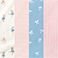 Pink, variant on Member's Mark Baby 4-Pack Organic Cotton Bodysuit