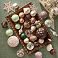Greens and Neutrals, variant on Member's Mark Shatterproof Ornament Collection, 82 Count