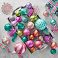 Festive Bright, variant on Member's Mark Shatterproof Ornament Collection, 82 Count