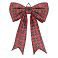 Plaid, variant on Member's Mark Oversized Velvet Door Bow