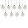 Clear/Warm White, variant on Member's Mark Twinkling Globe Lights, Set of 9
