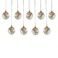 Iridescent/Warm White, variant on Member's Mark Twinkling Globe Lights, Set of 9
