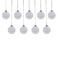 Clear/Multi, variant on Member's Mark Twinkling Globe Lights, Set of 9