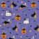 Cat Halloween, variant on Member's Mark Halloween Lounge Throw, 60" x 70"