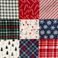 Josephine Holiday Patchwork, variant on Member's Mark Holiday Lounge Throw, 60" x 70"