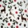 Reindeer Ornaments, variant on Member's Mark Holiday Lounge Throw, 60" x 70"