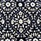 Montclair Medallion - Indigo Blue, variant on Member's Mark Fall Lounge Throw, 60"x70"