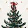 Vintage Tree, variant on Member's Mark Holiday Cozy Knit Throw, 60" x 70", Seasonal
