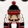Nutcracker, variant on Member's Mark Holiday Cozy Knit Throw, 60" x 70", Seasonal