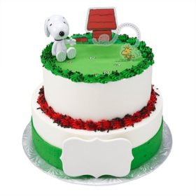 Peanuts Two-Tier Cake