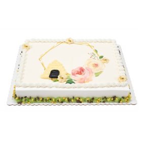Spring Half Sheet Cake