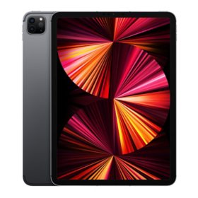 Apple iPad Pro 11" 2TB, 2021 Model with Wi-Fi + Cellular, Choose Color