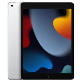 Apple iPad 10.2" Wi-Fi + Cellular, 64GB - 9th Generation 2021 Model, Choose Color