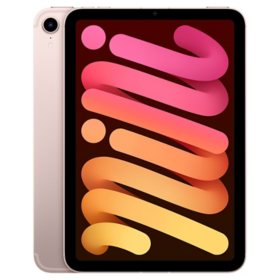 Apple iPad mini (6th Gen Latest Model) 64GB with Wi-Fi + Cellular (Choose Color)