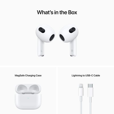 Apple AirPods 3rd Generation with MagSafe Wireless Charging Case 