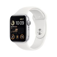 Apple Watch SE GPS 44mm Aluminum Case with Sport Band (Choose Color and Band Size)