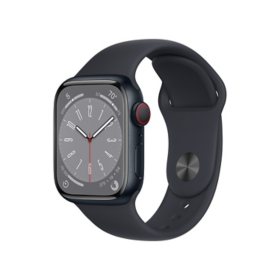 Apple Watch Series 8 GPS + Cellular 41mm Aluminum Case with Sport Band, Choose Color and Band Size