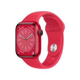 Apple Watch Series 8 GPS + Cellular 41mm Aluminum Case with Sport Band, Choose Color and Band Size