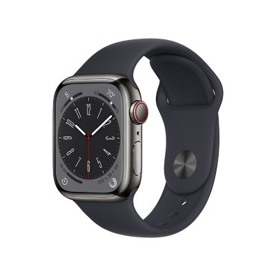 Apple Watch Series 8 GPS + Cellular 41mm Stainless Steel Case with Sport  Band (Choose Color and Band Size) - Sam's Club
