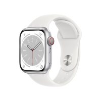 Apple Watch Series 8 GPS + Cellular 41mm Aluminum Case with Sport Band (Choose Color and Band Size)