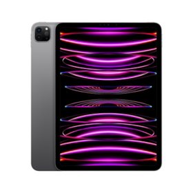 Apple iPad Pro 11" (2022 Latest Model) with Wi-Fi (Choose Color and Capacity)
