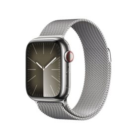 Apple Watch Series 9 GPS + Cellular 41mm Stainless Steel Blood Oxygen Feature, Choose Case and Color