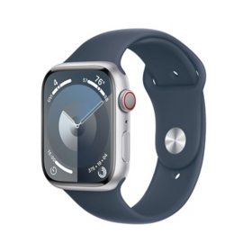 Apple Watch Series 9 GPS + Cellular 45mm Aluminum Case Blood Oxygen Feature, Choose Color and Size