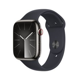 Apple Watch Series 9 GPS + Cellular 45mm Stainless Steel Blood Oxygen Feature, Choose Case & Band
