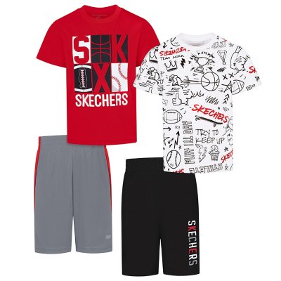 Skechers Toddler Boys Pack Sam\'s Shorts Tees & - 4 Club